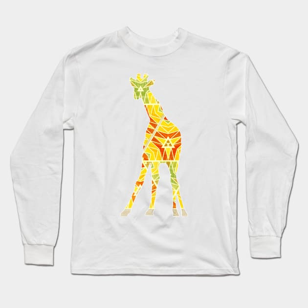 Giraffe Long Sleeve T-Shirt by cinema4design